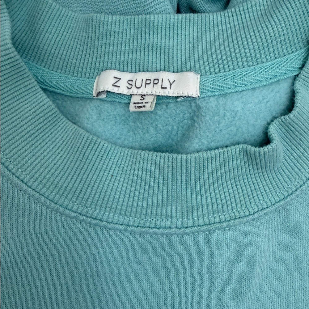 Z Supply Women's Teal Sweater size small - Picture 4 of 7